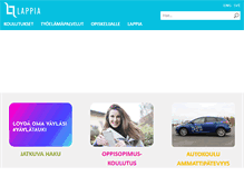 Tablet Screenshot of lappia.fi